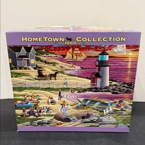 🔴3/$25🔴New England Clam Bake Heronim 1000 pc puzzle Hometown Collection